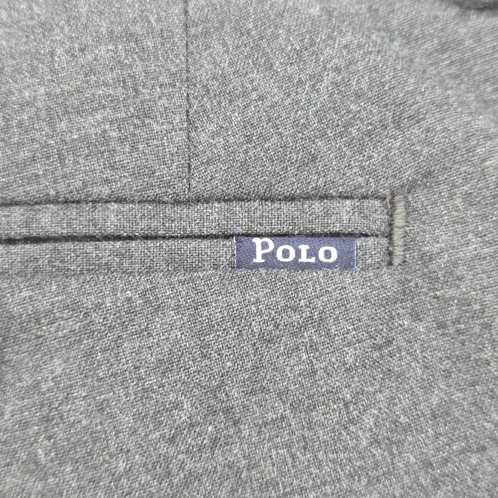 Polo Ralph Lauren Stretch Straight Fit Trousers Mens 33x32 Grey Fits 36x32 NWT